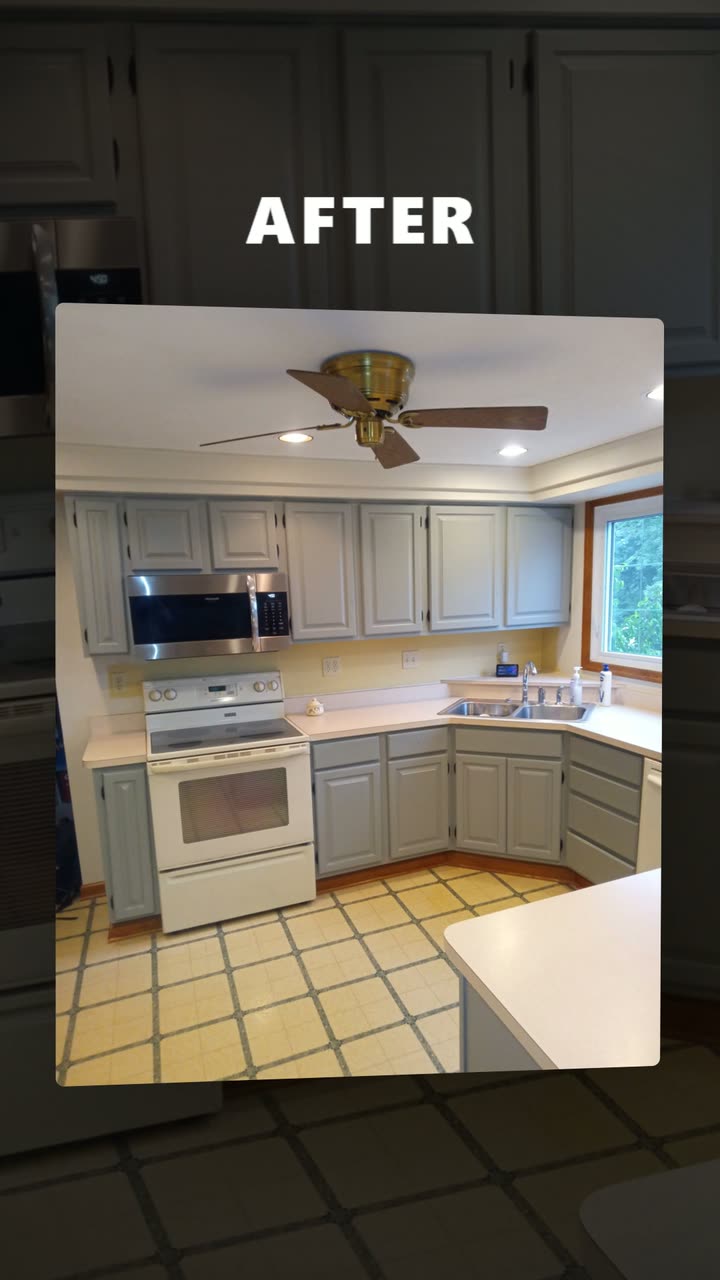 After: Cabinet painting, Greensburg, PA