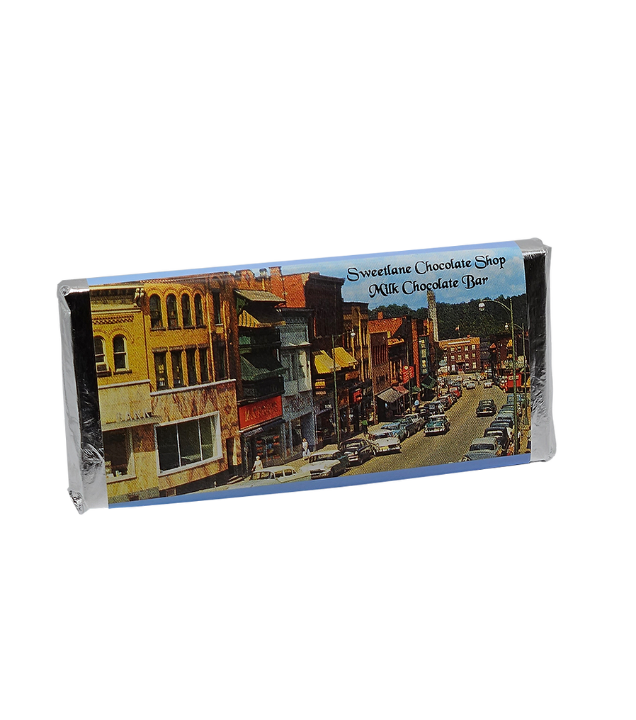 A classic chocolate bar from Sweetlane Chocolate Shop