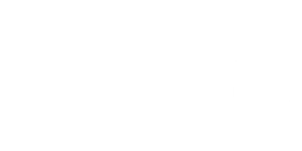 Tommy's Catering alternate logo in white
