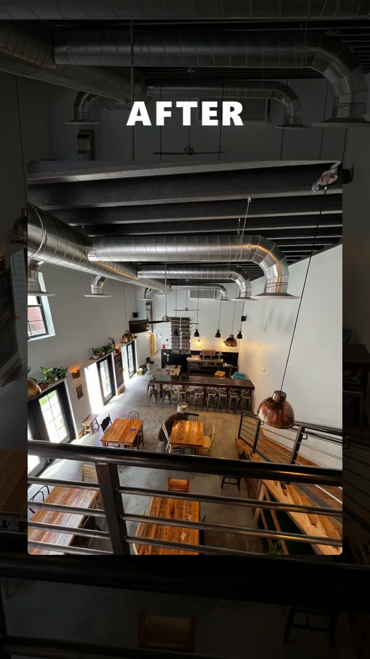 After: Commercial taproom build, Pittsburgh, PA