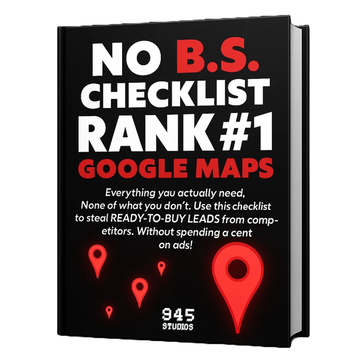 The No B.S. Checklist to Rank #1 on Google Maps, a free guide from 945 Studios